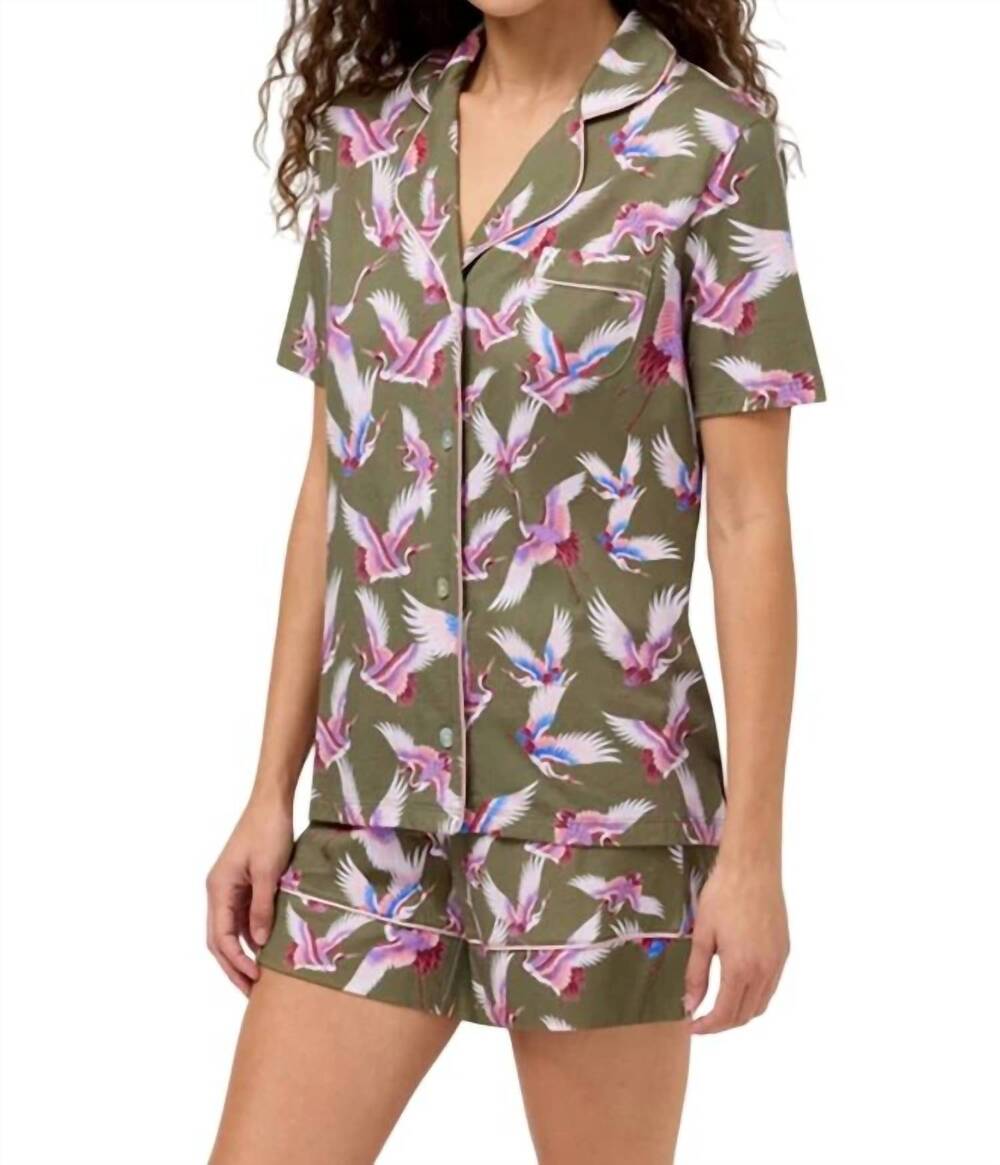 NEW JOHNNY WAS the short pajama set in mikel